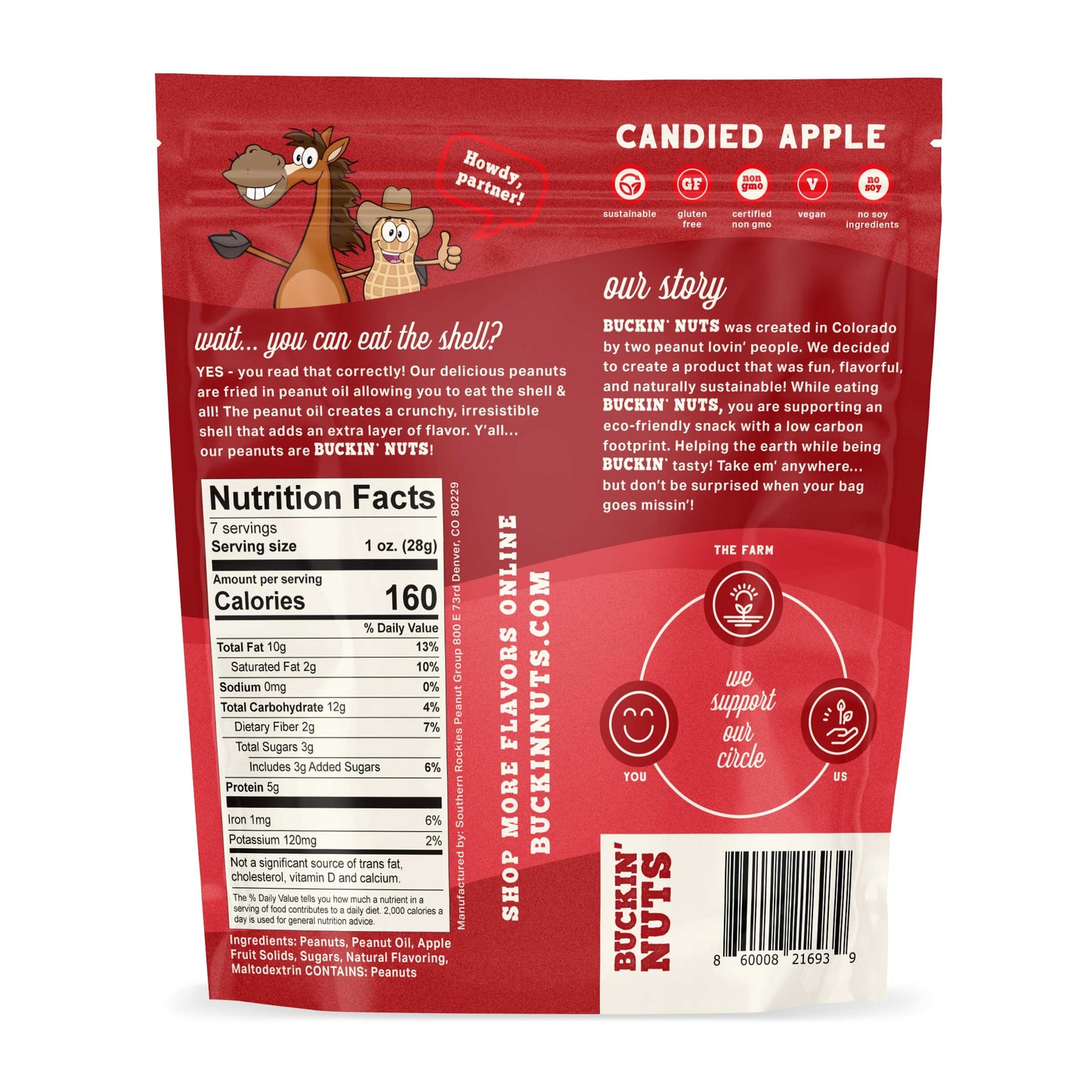 Candied Apple Fried Peanut