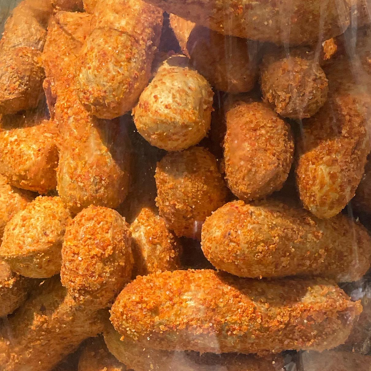 Spicy Hot Garlic Fried Peanuts